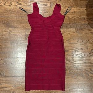 NWT HERVE LEGER PARIS DRESS